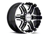 Gear Off-Road Double Pump Gloss Black 6-Lug Wheel; 16x8; 0mm Offset (10-24 4Runner)