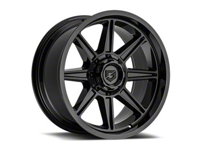 Gear Off-Road 773 Gloss Black 6-Lug Wheel; 20x10; -12mm Offset (22-24 Bronco Raptor)