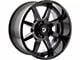 Gear Off-Road Pivot Gloss Black Milled 6-Lug Wheel; 18x9; 18mm Offset (17-24 Titan)