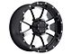 Gear Off-Road Big Block Gloss Black Machined 6-Lug Wheel; 20x9; 18mm Offset (16-24 Titan XD)