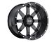 Gear Off-Road Big Block Gloss Black Milled 6-Lug Wheel; 20x12; -44mm Offset (16-24 Titan XD)