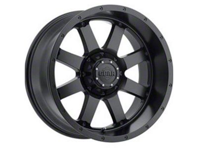Gear Off-Road Big Block Satin Black 6-Lug Wheel; 18x9; 18mm Offset (16-24 Titan XD)