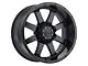 Gear Off-Road Big Block Satin Black 6-Lug Wheel; 18x9; 18mm Offset (16-24 Titan XD)