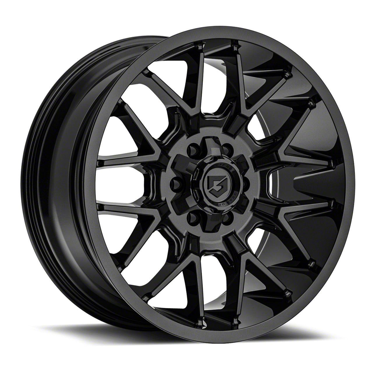 Gear Off-Road Tundra 768 Gloss Black 6-Lug Wheel; 20x9; 0mm Offset 768B ...