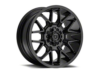 Gear Off-Road 768 Gloss Black 6-Lug Wheel; 20x9; 18mm Offset (22-24 Tundra)