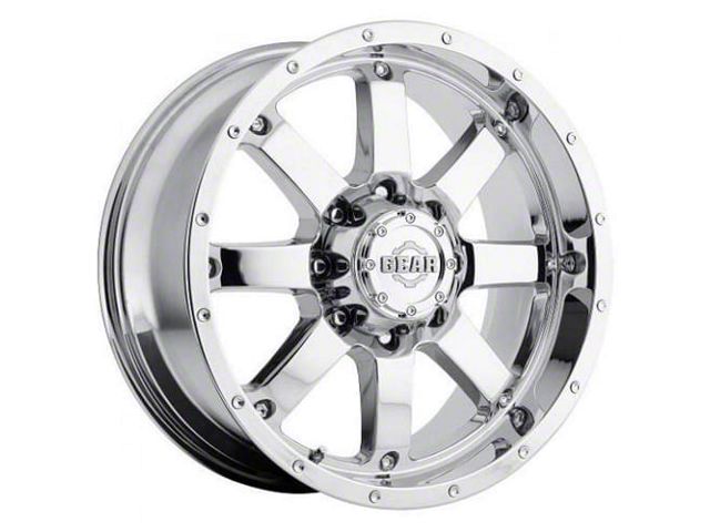 Gear Off-Road Big Block Chrome 6-Lug Wheel; 20x9; 18mm Offset (22-24 Tundra)