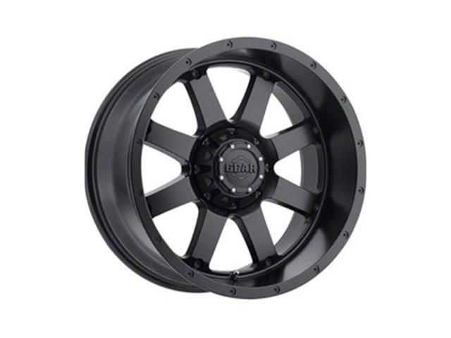 Gear Off-Road Big Block Satin Black 6-Lug Wheel; 18x9; 18mm Offset (22-24 Tundra)