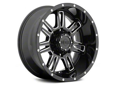 Gear Off-Road Challenger Gloss Black Milled 6-Lug Wheel; 18x9; 18mm Offset (22-24 Tundra)