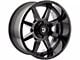 Gear Off-Road Pivot Gloss Black Milled Wheel; 18x9; 18mm Offset (14-21 Tundra)