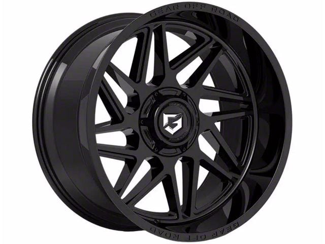 Gear Off-Road Ratio Gloss Black 5-Lug Wheel; 20x9; 18mm Offset (14-21 Tundra)