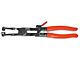 Gedore Tools Hose Clip Plier with Ratchet Locking Mechanism; Straight