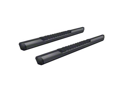 GEM Tubes Octa Series Nerf Side Step Bars; Textured Black (07-18 Jeep Wrangler JK 2-Door)