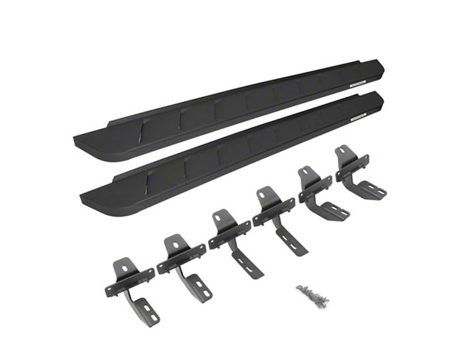 Go Rhino RB10 Running Boards; Textured Black (21-24 Bronco 4-Door)