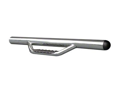 Go Rhino Dominator Classic D2 Cab Length Side Step Bars; Polished (07-18 Jeep Wrangler JK 2-Door)