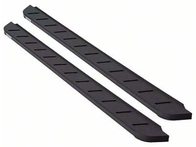 Go Rhino RB10 Slim Line Running Boards; Protective Bedliner Coating (05-24 Frontier Crew Cab)