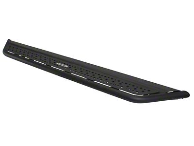 Go Rhino Dominator Xtreme D6 Side Step Bars; Textured Black (18-25 Jeep Wrangler JL 2-Door)