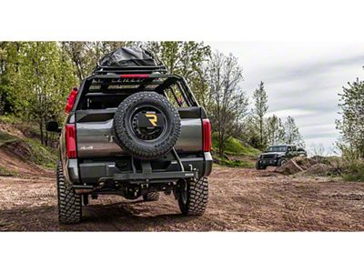 Go Rhino Swing-A-Way Hitch Mounted Tire Carrier (Universal; Some Adaptation May Be Required)