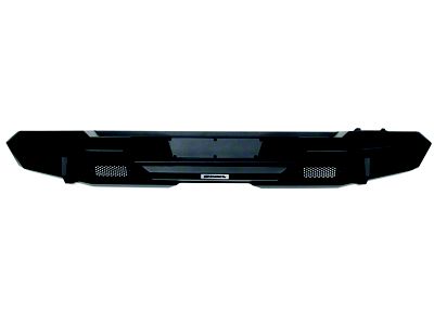 Go Rhino Trailline Straight Rear Bumper; Textured Black (07-18 Jeep Wrangler JK)