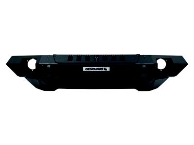 Go Rhino Trailline Winch-Ready Straight Front Bumper; Textured Black (18-24 Jeep Wrangler JL)