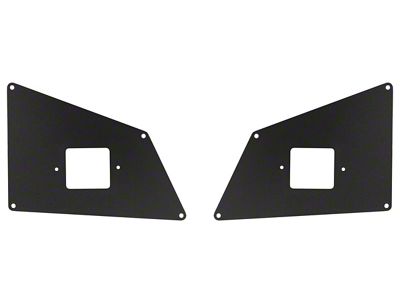 Go Rhino Ignite Flush Mount Light Plates; Textured Black (16-23 Tacoma)