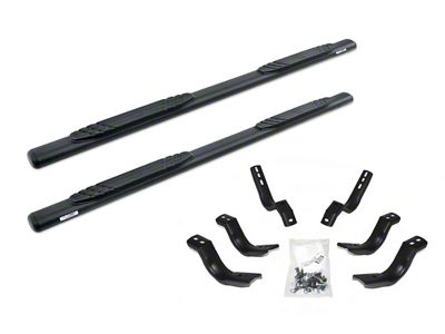 Go Rhino 4-Inch 1000 Series Side Step Bars; Textured Black (07-21 Tundra Double Cab)