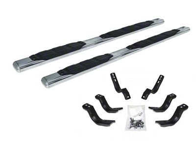 Go Rhino 5-Inch 1000 Series Side Step Bars; Polished (07-21 Tundra Double Cab)