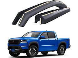 Goodyear Car Accessories Shatterproof in-Channel Window Deflectors (22-24 Frontier Crew Cab)