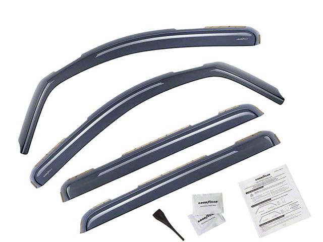 Goodyear Car Accessories Shatterproof in-Channel Window Deflectors (07-21 Tundra CrewMax)