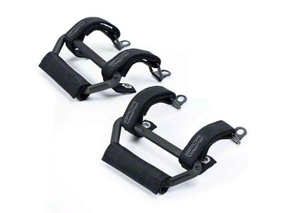 GPCA GP-Grip AIR Front Seat Grab Handles; Jet Black (24-25 Jeep Gladiator JT)