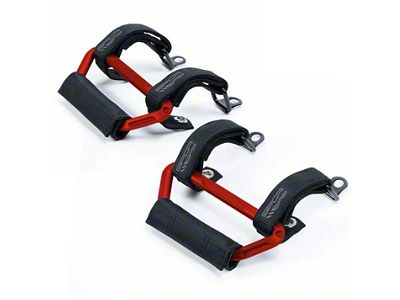 GPCA GP-Grip AIR Front Seat Grab Handles; Red (24-25 Jeep Gladiator JT)