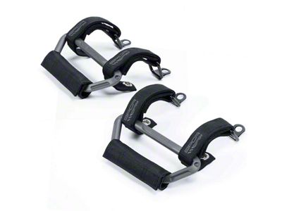 GPCA GP-Grip AIR Front Seat Grab Handles; Space Grey (24-25 Jeep Gladiator JT)