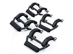 GPCA GP-Grip AIR Front and Rear Seat Grab Handles; Jet Black (24-25 Jeep Wrangler JL 4-Door w/o Sky One-Touch Power Top)