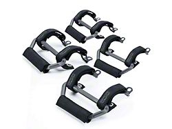 GPCA GP-Grip AIR Front and Rear Seat Grab Handles; Space Grey (24-25 Jeep Wrangler JL 4-Door w/o Sky One-Touch Power Top)