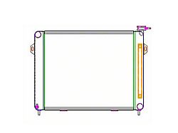 Griffin Radiators PerformanceFit CrossFlow Radiator; 1-Row (93-98 5.2L, 5.9L Jeep Grand Cherokee ZJ)