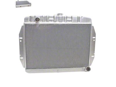 Griffin Radiators PerformanceFit DownFlow Radiator with GM Outlets Filler; Short Core; 2-Row (76-86 Jeep CJ7 w/ Automatic Transmission)
