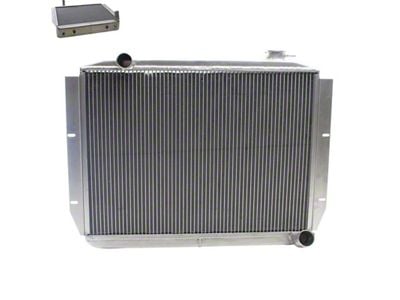 Griffin Radiators PerformanceFit DownFlow Radiator with GM Outlets; Tall Core; 2-Row (76-86 Jeep CJ7 w/ Automatic Transmission)