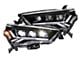 GTR Lighting Carbide LED Headlights with Clear Side Markers; Black Housing; Clear Lens (14-20 4Runner)