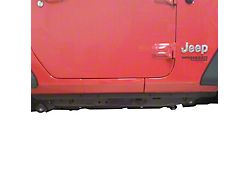 Hammerhead Bottom Door Trim; Wrinkle Black (18-24 Jeep Wrangler JL 2-Door)