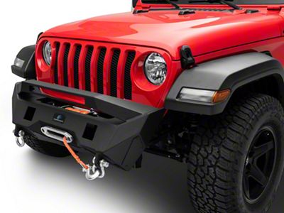 Hammerhead Ravager Series Stubby Pre-Runner Winch Front Bumper (18-24 Jeep Wrangler JL)