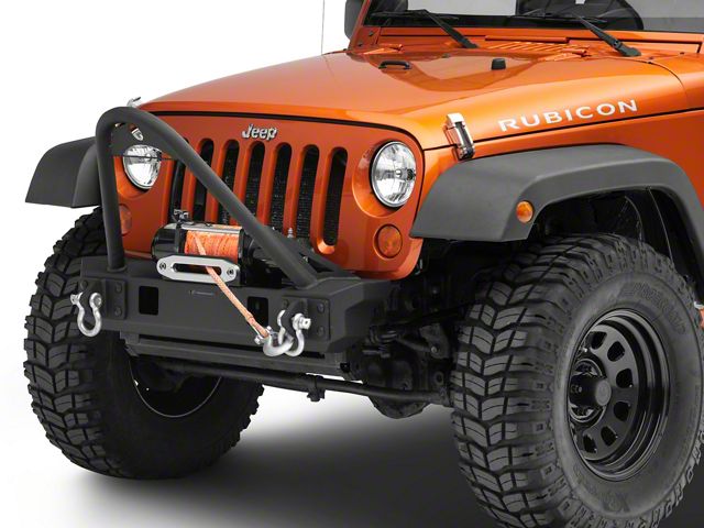 Hammerhead Minimalist Stubby Stinger Front Bumper with Fog Light Cutouts (07-18 Jeep Wrangler JK)