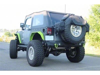 Hammerhead Stubby Rear Bumper with Flush Mount Reverse Light Cutouts (07-18 Jeep Wrangler JK)