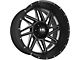 Hardrock Offroad Bones Xposed Gloss Black Milled 6-Lug Wheel; 20x12; -44mm Offset (03-09 4Runner)