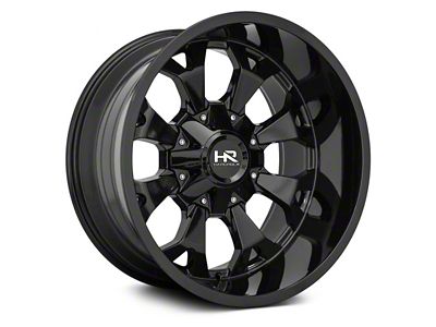 Hardrock Offroad Devastator Gloss Black 6-Lug Wheel; 22x10; -25mm Offset (03-09 4Runner)