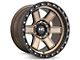 Hardrock Offroad H104 Matte Bronze 6-Lug Wheel; 17x9; -12mm Offset (03-09 4Runner)