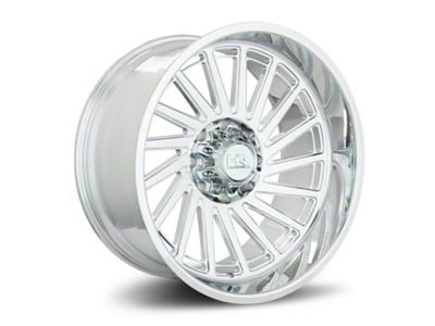 Hardrock Offroad H905 Polished 6-Lug Wheel; Left Directional; 22x12; -51mm Offset (03-09 4Runner)