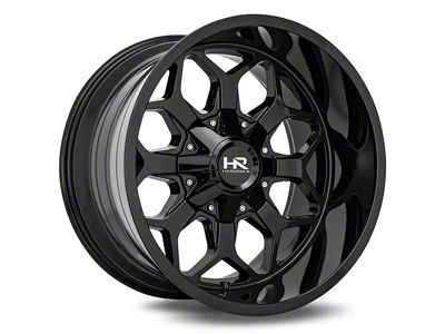 Hardrock Offroad Indestructible Gloss Black 6-Lug Wheel; 20x10; -19mm Offset (03-09 4Runner)