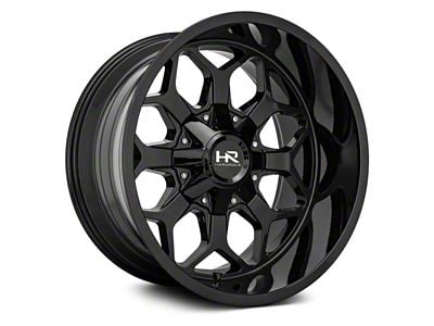 Hardrock Offroad Indestructible Gloss Black 6-Lug Wheel; 22x10; -25mm Offset (03-09 4Runner)