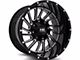 Hardrock Offroad Overdrive Gloss Black Milled 6-Lug Wheel; 20x10; -19mm Offset (03-09 4Runner)