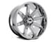 Hardrock Offroad Painkiller Xposed Chrome 6-Lug Wheel; 22x12; -44mm Offset (03-09 4Runner)