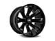 Hardrock Offroad Xplosive Xposed Gloss Black Milled 6-Lug Wheel; 22x12; -51mm Offset (03-09 4Runner)